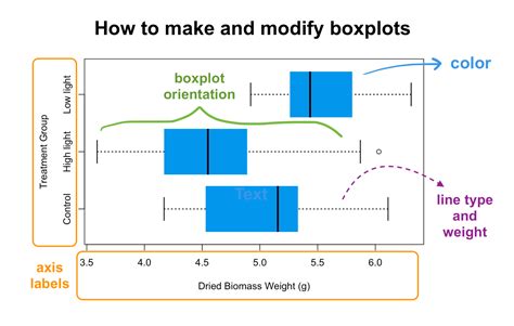 how to create a box plot